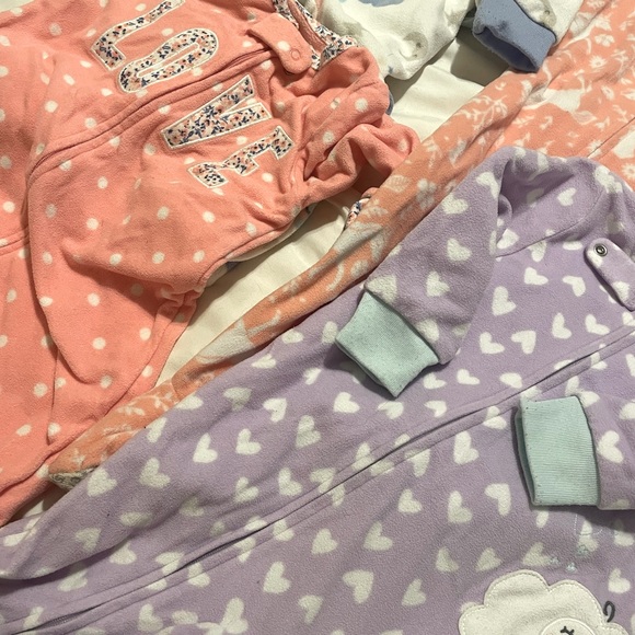 Fleece Footie Pajamas Bundle by Carters - Picture 2 of 3